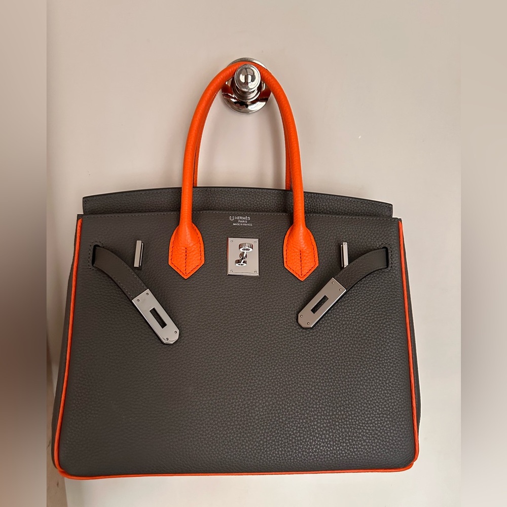HSS Beautiful Leather Bag OOAK birkin style